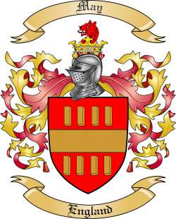 May Family Crest and Coat of Arms